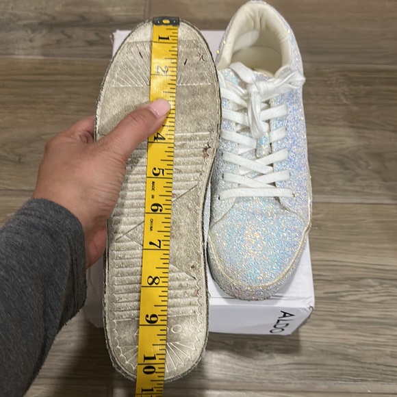 Aldo Glitter “Etilivia” Tennjs Shoes size 8 (women’s) used - Picture 7 of 7